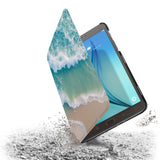 the drop protection feature of Personalized Samsung Galaxy Tab Case with Sea Waves design