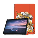 Personalized Samsung Galaxy Tab Case with Cute Cats design provides screen protection during transit