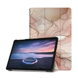 Personalized Samsung Galaxy Tab Case with Marble design provides screen protection during transit