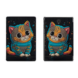 the whole printed area of Personalized Samsung Galaxy Tab Case with Cute Cat design