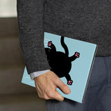 A business man holds Personalized VistaCase reMarkable Pen Holder Case with Cat Kitty design