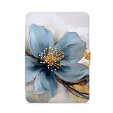 front view of personalized kindle paperwhite case with Artistic Flower design