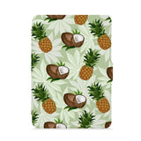 front view of personalized kindle paperwhite case with Tropical Fruits design