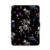 front view of personalized kindle paperwhite case with Animal Skeleton design