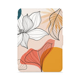 front view of personalized kindle paperwhite case with Spring design