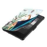 kindle foilo case with Rainforest Animals design, Magnetic attachment ensures cover is securely closed