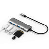 USB-C USB 3.0 Hub with Micro SD Card Reader