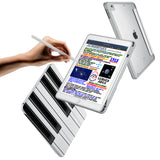 Vista Case iPad Premium Case with Music Design has trifold folio style designed for best tablet protection with the Magnetic flap to keep the folio closed.