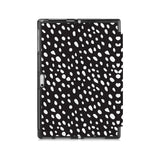 the back side of Personalized Microsoft Surface Pro and Go Case with Polka Dot design