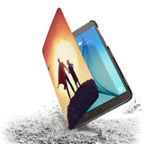 the drop protection feature of Personalized Samsung Galaxy Tab Case with Father Day design