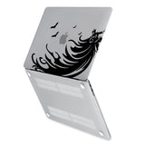 hardshell case with Super Hero design has rubberized feet that keeps your MacBook from sliding on smooth surfaces
