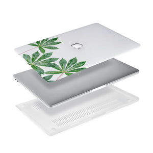 Ultra-thin and lightweight two-piece hardshell case with Flat Flower design is easy to apply and remove - swap