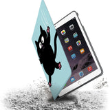 Drop protection from the personalized iPad folio case with Cat Kitty design 