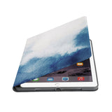 Auto wake and sleep function of the personalized iPad folio case with Abstract Ink Painting design 