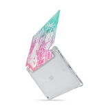 iPad SeeThru Casd with Abstract Oil Painting Design  Drop-tested by 3rd party labs to ensure 4-feet drop protection
