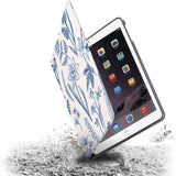 Drop protection from the personalized iPad folio case with Flower design 