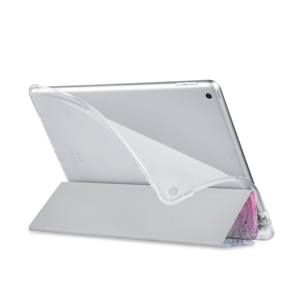 Balance iPad SeeThru Casd with Abstract Oil Painting Design has a soft edge-to-edge liner that guards your iPad against scratches.