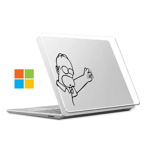 The #1 bestselling Personalized microsoft surface laptop Case with Animated Comedy design