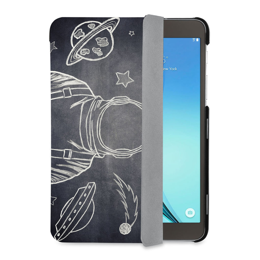 auto on off function of Personalized Samsung Galaxy Tab Case with Astronaut Space design - swap