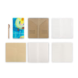 midori style traveler's notebook with Beach design, refills and accessories