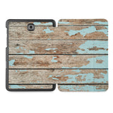 the whole printed area of Personalized Samsung Galaxy Tab Case with Wood design