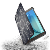the drop protection feature of Personalized Samsung Galaxy Tab Case with Astronaut Space design