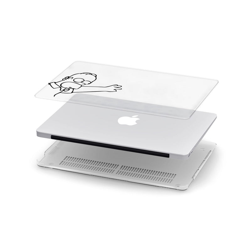 Ultra-thin and lightweight two-piece hardshell case with Animated Comedy design is easy to apply and remove swap