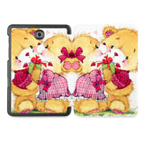 the whole printed area of Personalized Samsung Galaxy Tab Case with Bear design