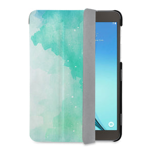 auto on off function of Personalized Samsung Galaxy Tab Case with Abstract Watercolor Splash design - swap