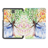 the whole printed area of Personalized Samsung Galaxy Tab Case with Watercolor Flower design