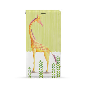 Front Side of Personalized iPhone Wallet Case with Cutest Forest Friends design