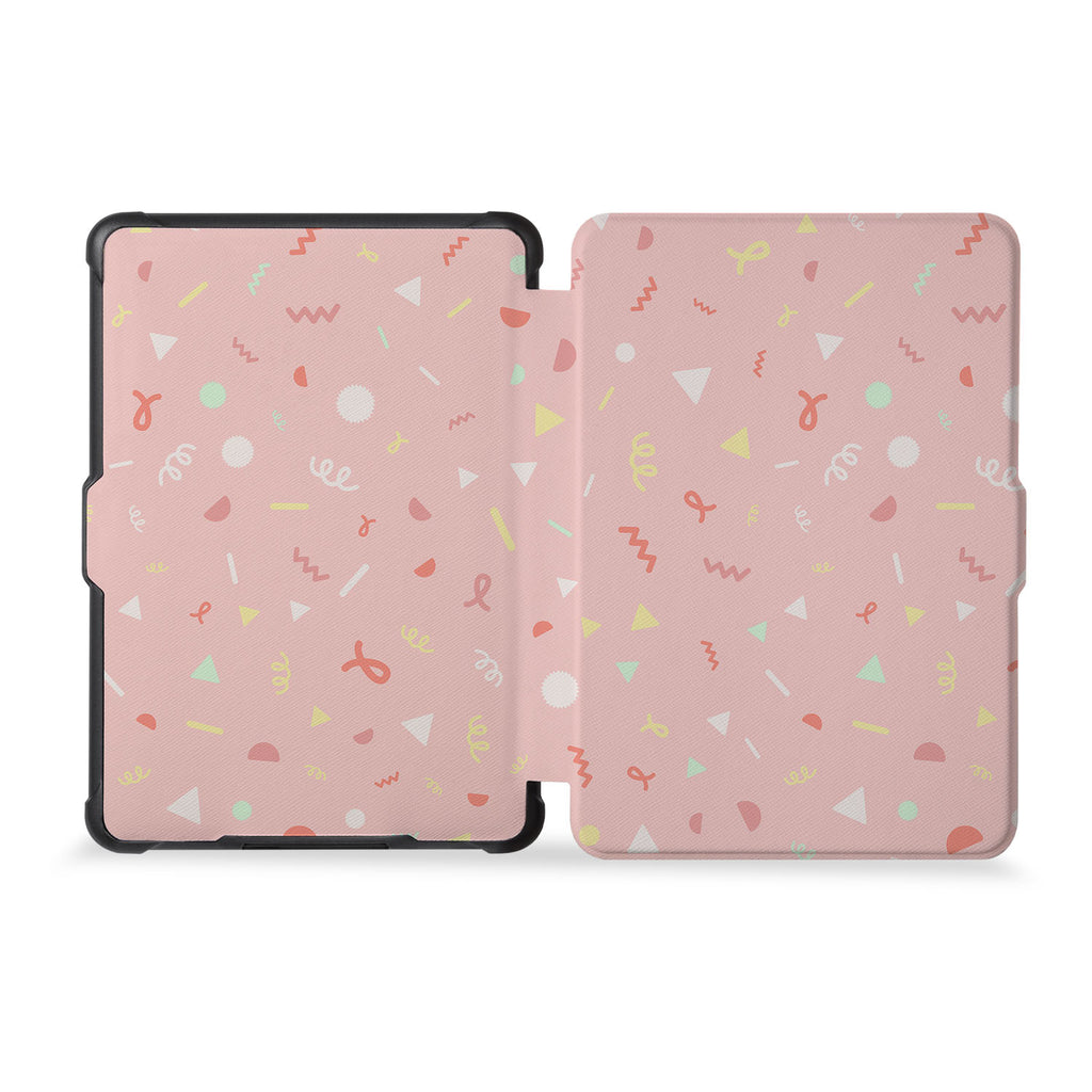 the whole front and back view of personalized kindle case paperwhite case with Baby design