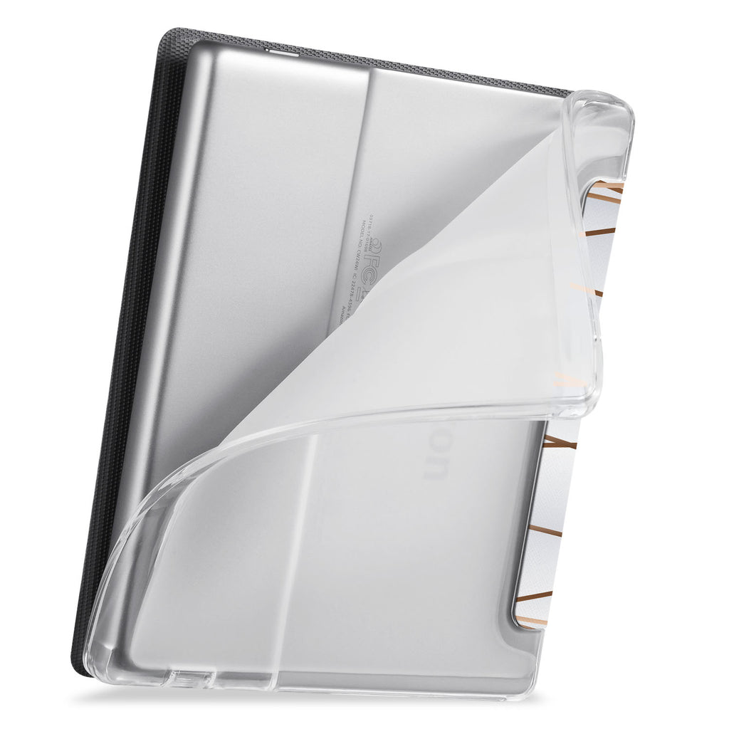 flexible back TPU cover of Personalized Kindle Oasis Case with Luxury design