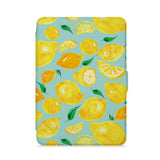 front view of personalized kindle paperwhite case with Fruit design - swap