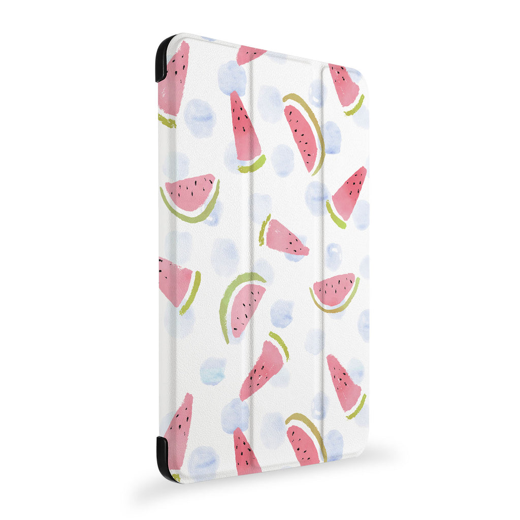 the side view of Personalized Samsung Galaxy Tab Case with Fruit Red design