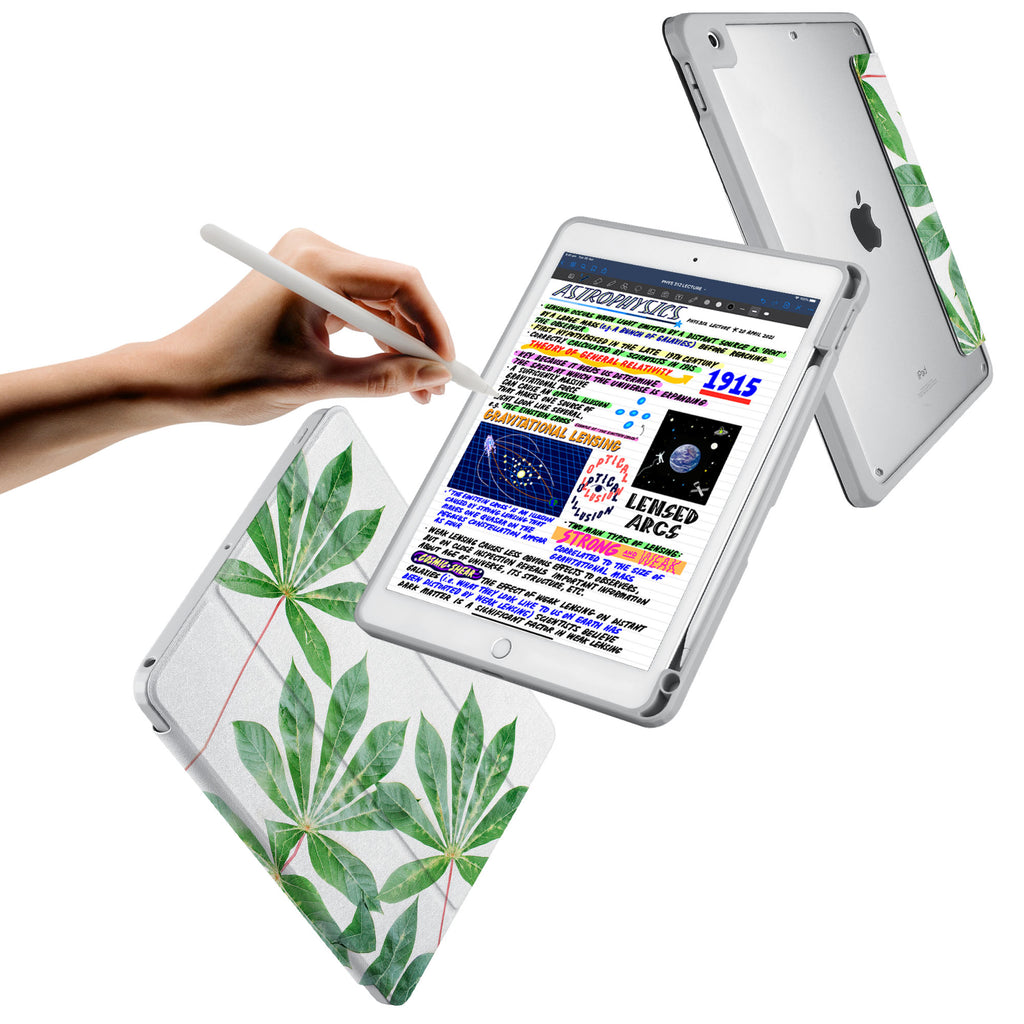 Vista Case iPad Premium Case with Flat Flower Design has trifold folio style designed for best tablet protection with the Magnetic flap to keep the folio closed.
