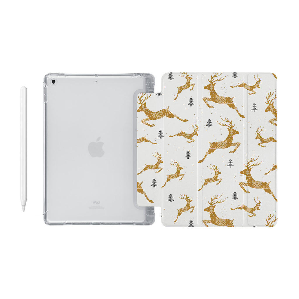 iPad SeeThru Casd with Christmas Design Fully compatible with the Apple Pencil