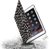 Drop protection from the personalized iPad folio case with Polka Dot design 