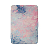 front view of personalized kindle paperwhite case with Oil Painting Abstract design - swap