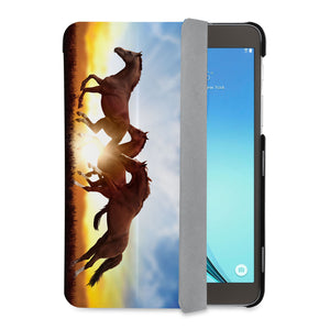 auto on off function of Personalized Samsung Galaxy Tab Case with Horse design - swap
