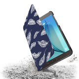 the drop protection feature of Personalized Samsung Galaxy Tab Case with Feather design