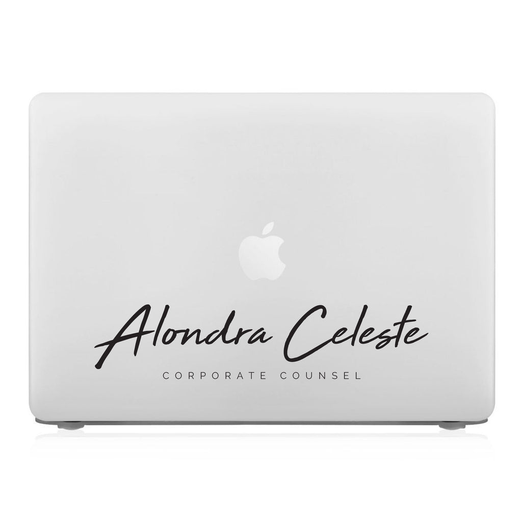 MacBook Case - Signature with Occupation 22