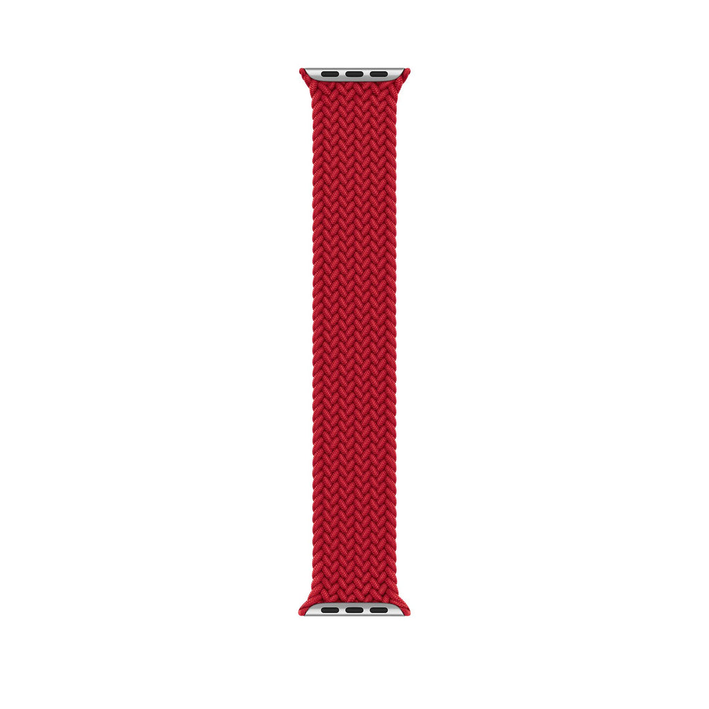 Braided Solo Loop Band for Apple Watch - Red