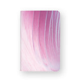 front view of personalized RFID blocking passport travel wallet with 07 design