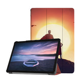Personalized Samsung Galaxy Tab Case with Father Day design provides screen protection during transit