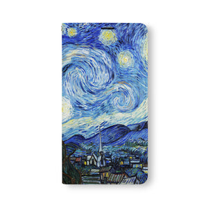 Front Side of Personalized Samsung Galaxy Wallet Case with OilPainting design