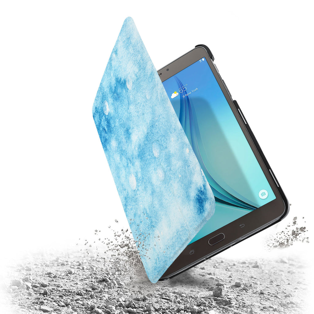 the drop protection feature of Personalized Samsung Galaxy Tab Case with Winter design