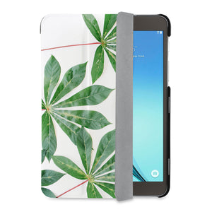 auto on off function of Personalized Samsung Galaxy Tab Case with Flat Flower design - swap