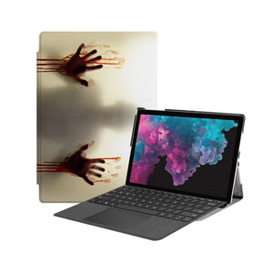 the Hero Image of Personalized Microsoft Surface Pro and Go Case with Horror design