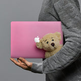 hardshell case with Bear design combines a sleek hardshell design with vibrant colors for stylish protection against scratches, dents, and bumps for your Macbook